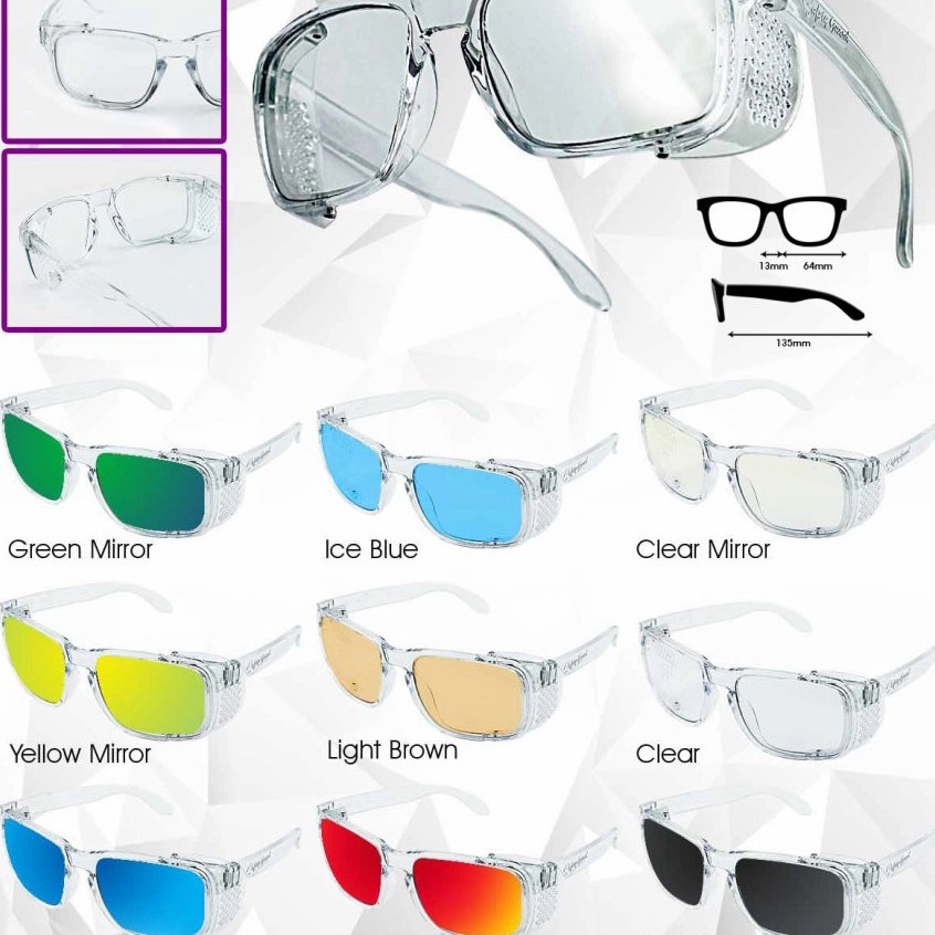 Harga Diskon kacamata safety bening z87