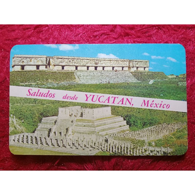 

Post Card Mexico Saludos desde Yucatan UN USED