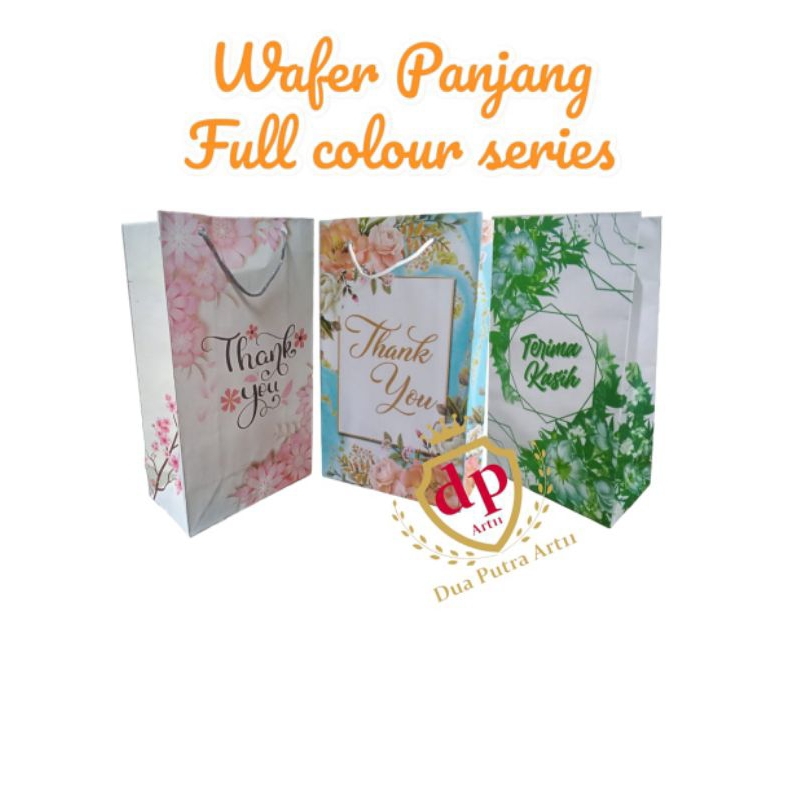

Paperbag wafer panjang motif Full colour Uk 15x8x25