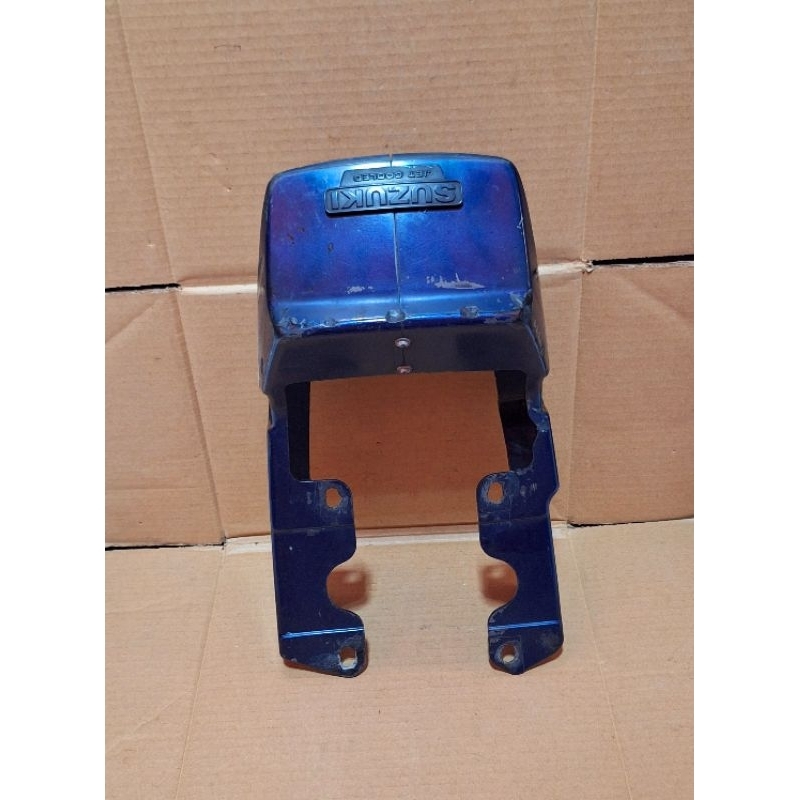 body buntut belakang suzuki rc100 biru tua dongker original