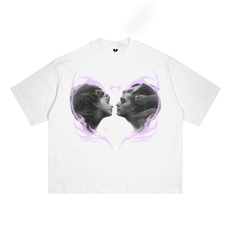 PROMISE CATHRINE BOXY T-SHIRT ALBINO