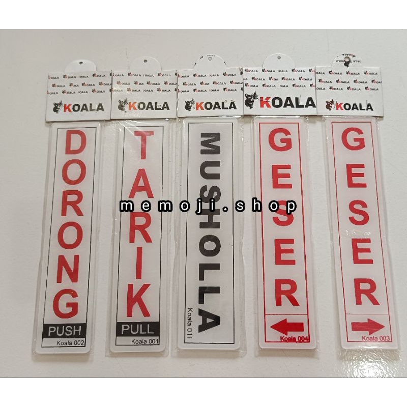 

Sign Board Papan Nama Penanda Ruangan Acrylic Label