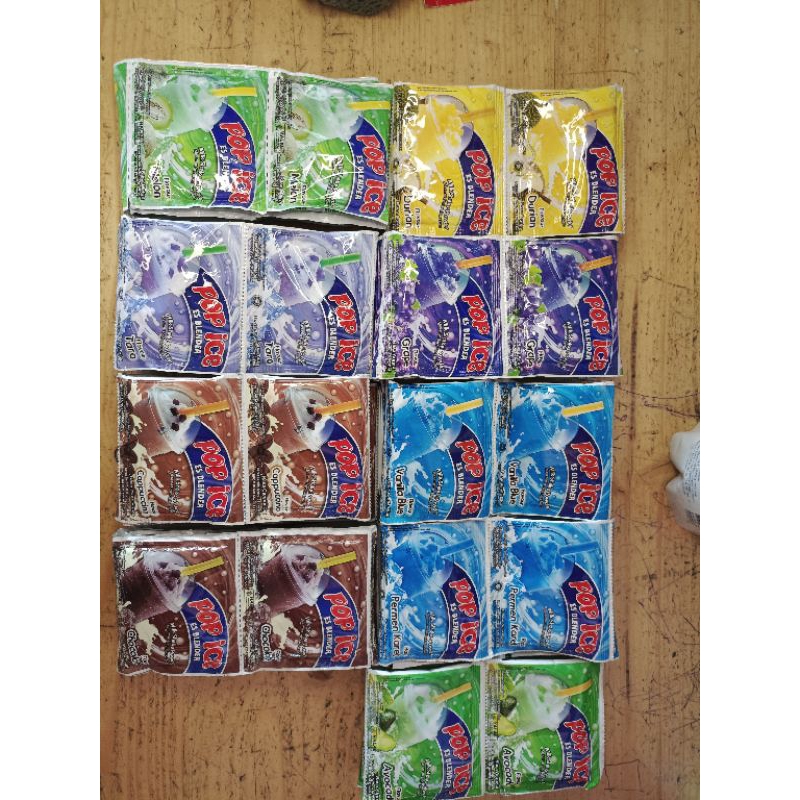 

pop ice 1 renceng 10 sachet
