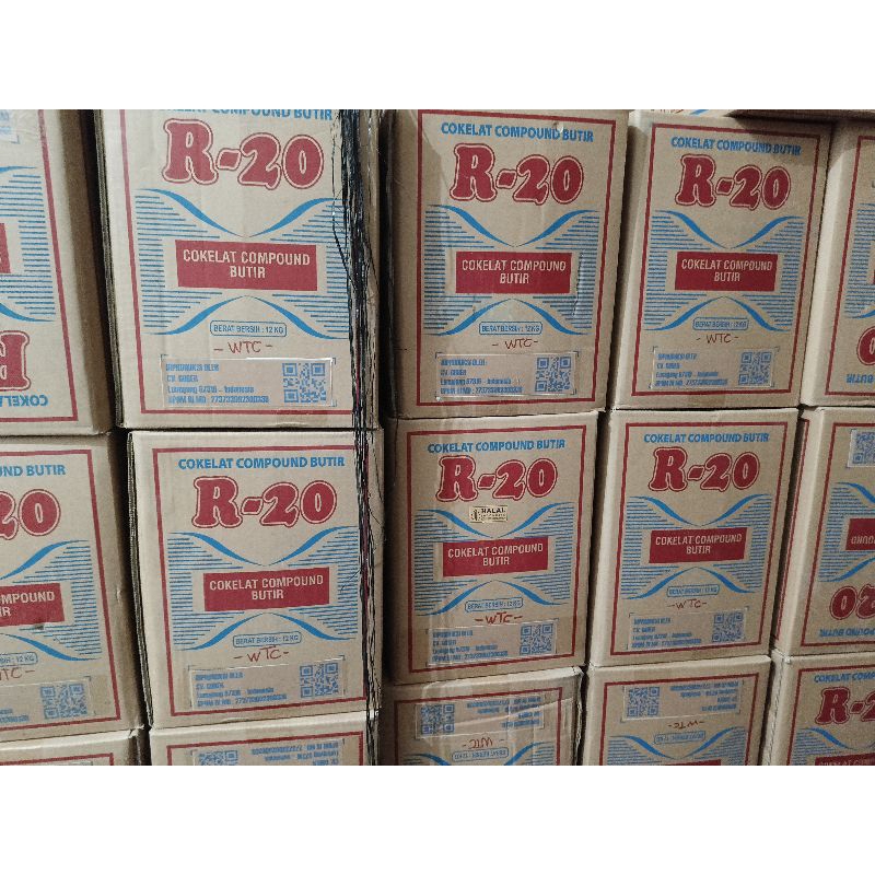 

12 KG COKLAT COMPOUND TOPPING BULIR MESES R20 MIX WARNA / FULL COKLAT