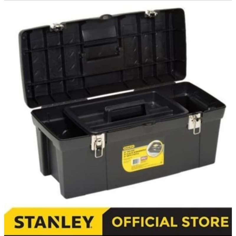 STANLEY STST24113 TOOL BOX W/METEL LATCHES/24 INCI TOOLBOX PLASTIC