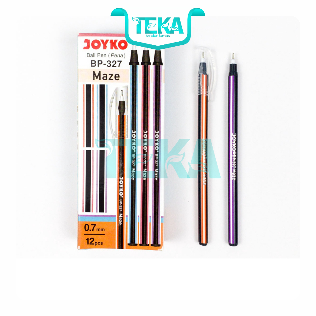 

Pulpen Joyko Maze 0.7mm Tinta Hitam BP-327