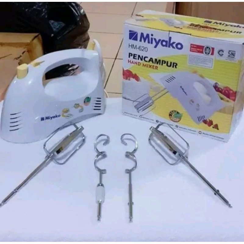 MIXER HAND MIYAKO HM-620 mixer tangan mixer genggam mixer pencampur mixer adonan kue mixer kue