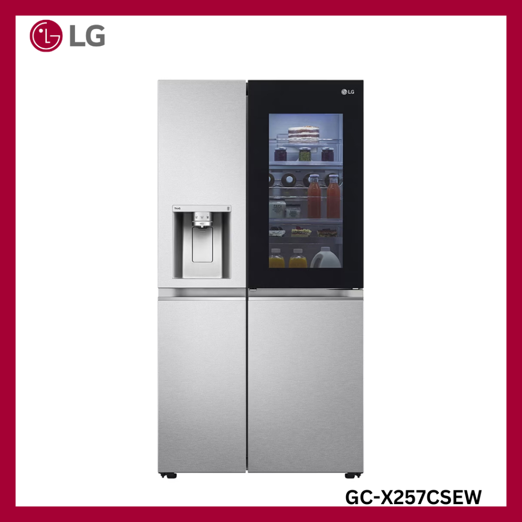 LG Kulkas InstaView Side By Side Refrigerator GCX257CSEW