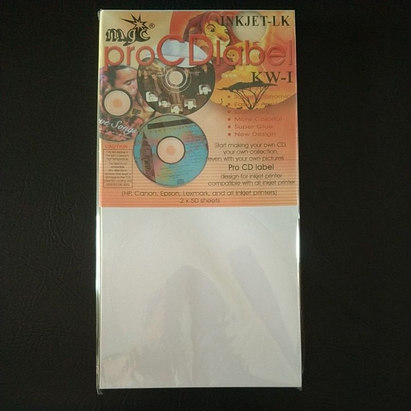 

CD Label INKJET KW-I pro Magic