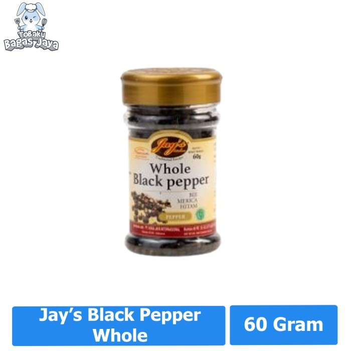 

Jays Black Pepper Whole 60 Gram