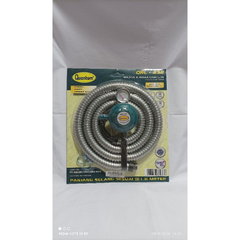 slank paket regulator gas lpg quantum