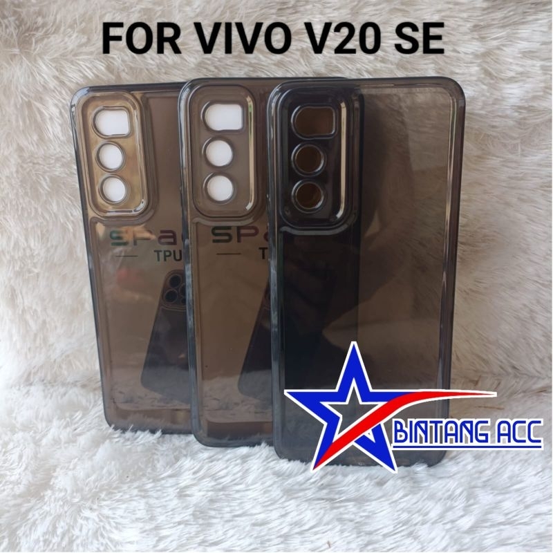 Soft Case Original Vivo V20 SE Space transparan Protect Camera