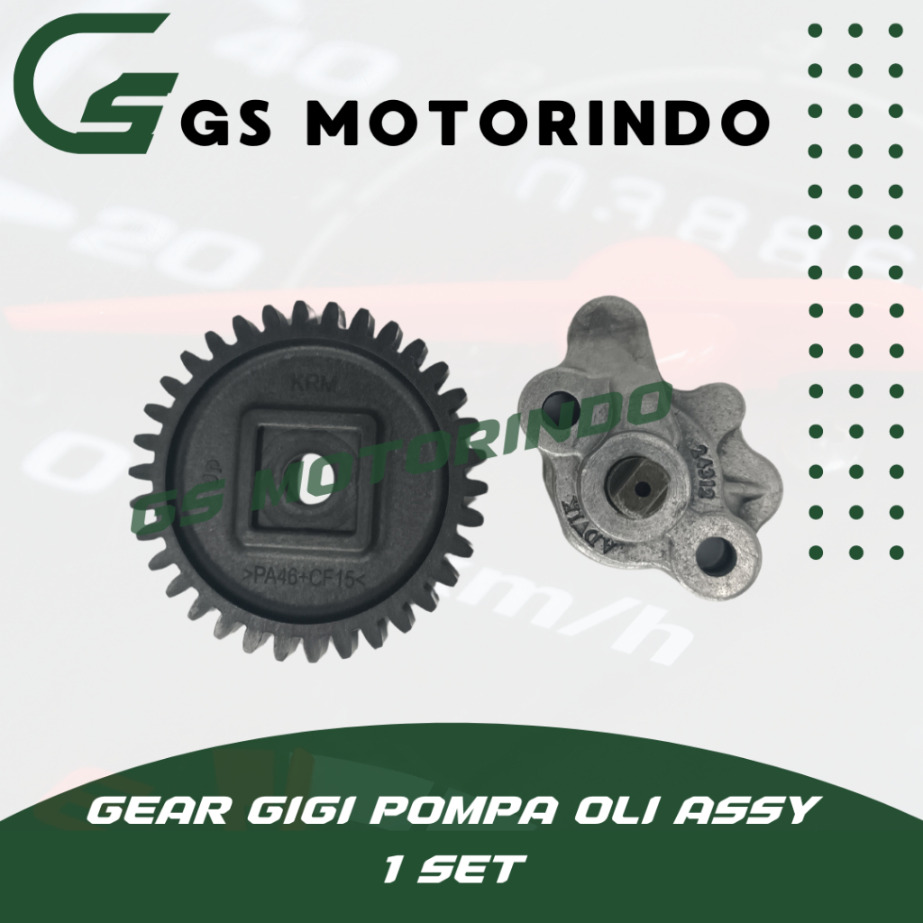 pompa oli assy gear oil pump verza megapro crf original KRM GS MOTORINDO.