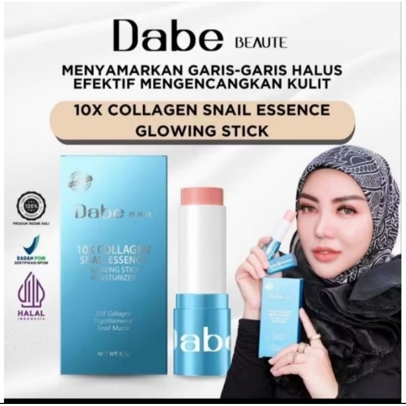 SNAIL ESSENCE GLOWING STICK LENDIR SIPUT DABEBEAUTE