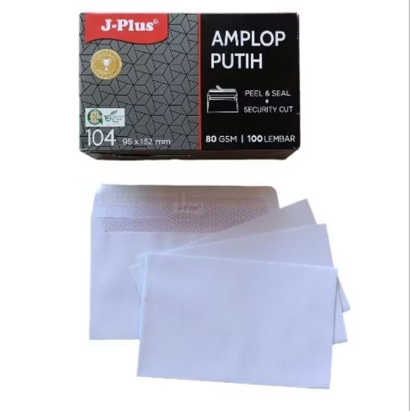 Amplop polos 104 Jplus / amplop undangan / amplop putih kecil