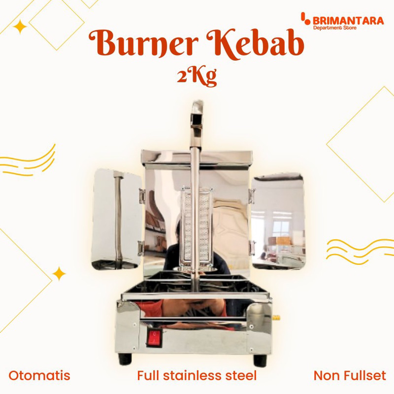 Burner kebab Otomatis/ Burner Kebab 2kg Otomatis/ Burner Kebab BK02