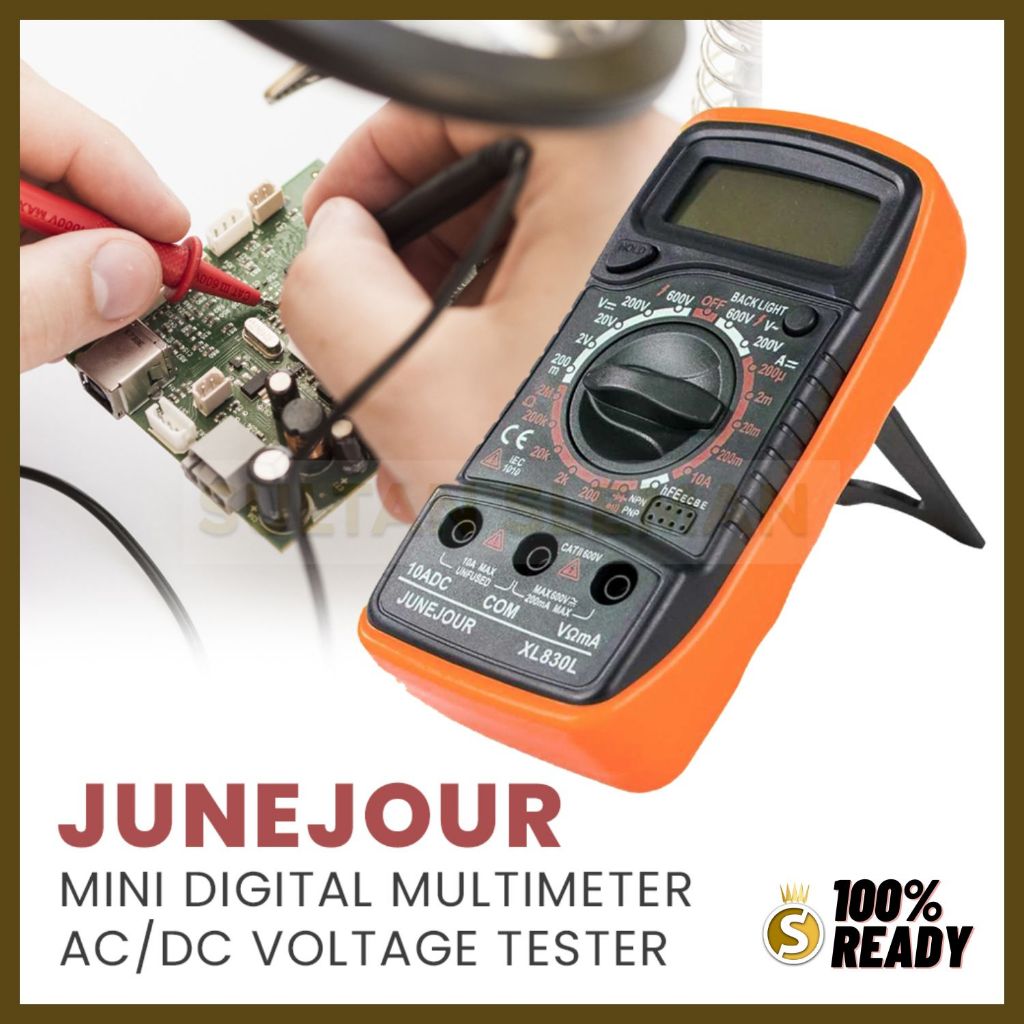 Multimeter Digital AC DC Voltage Tester Murah / Multimeter Avometer Multitester Digital DC/AC