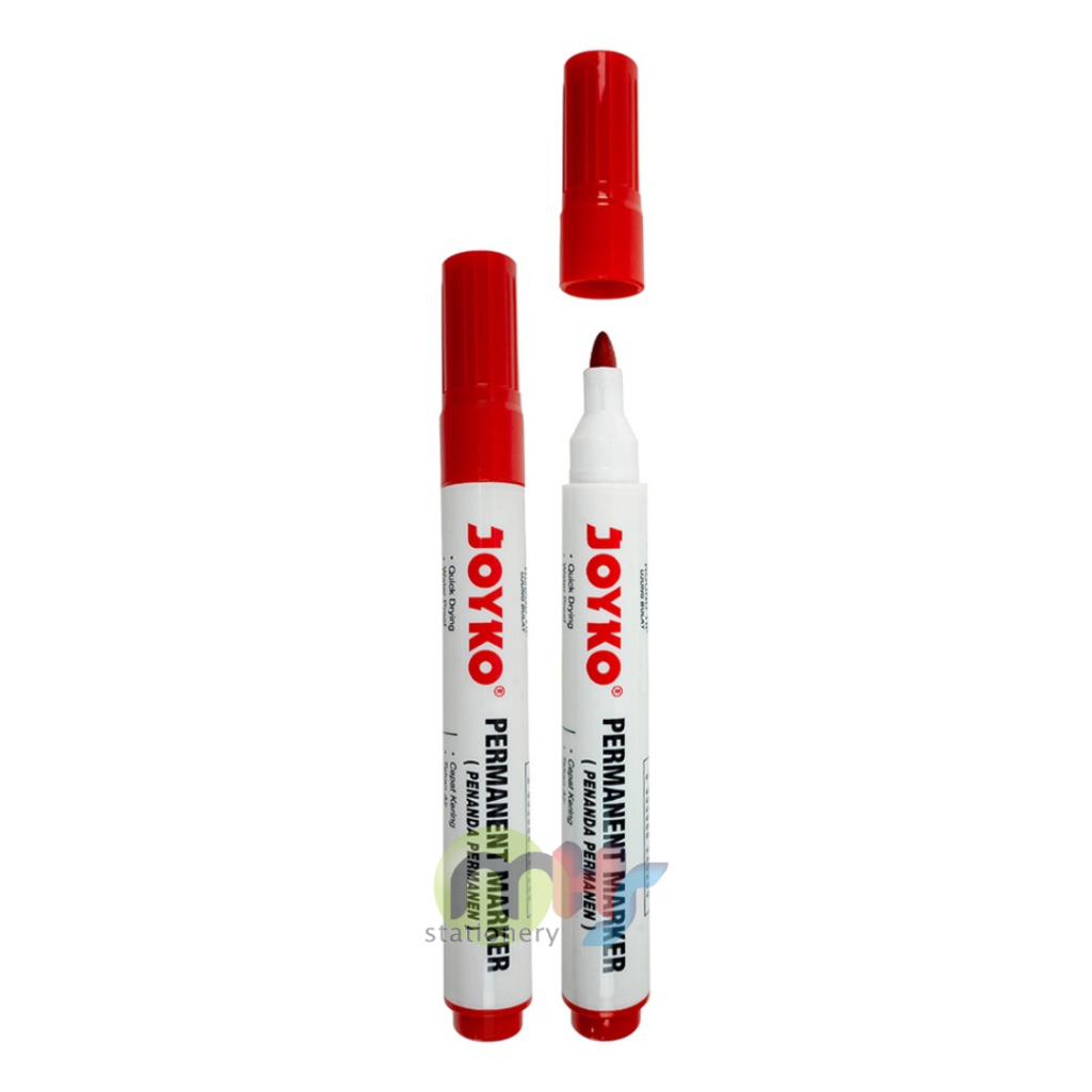 

Spidol Permanent Marker Joyko PM-19 Merah 1 Pcs Stationery Penanda Permanen Alat Tulis Stationery