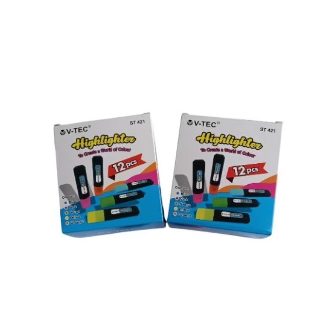 

Highlighter Vtec ST421/ textmarker Vtec / penanda tulisan / penerang tulisan / stabilo warna