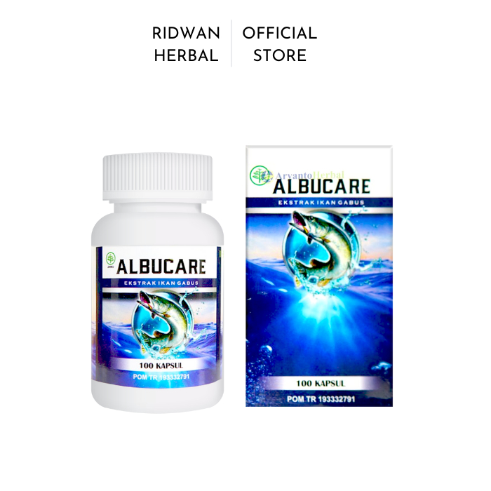 RIDWAN HERBAL - Albucare Kapsul - Kapsul Kutuk Ikan Gabus