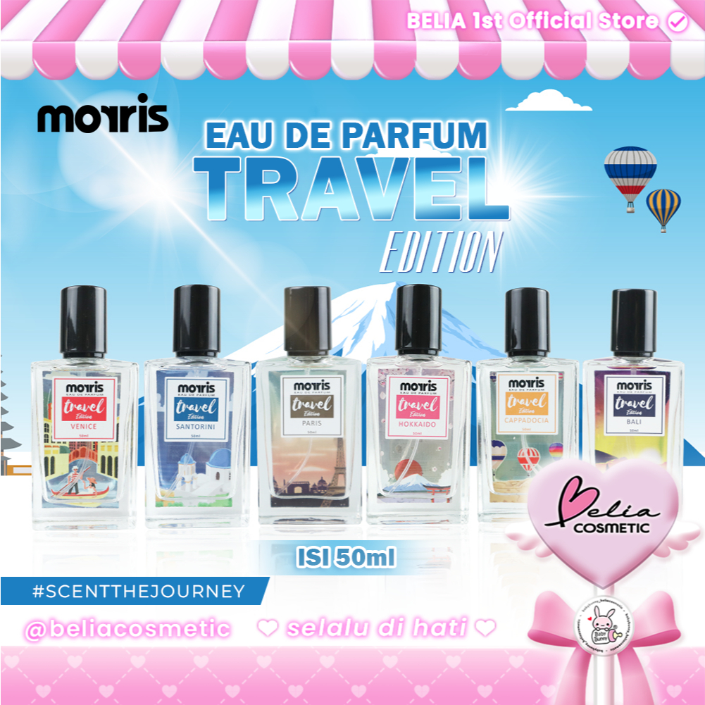 ❤ BELIA ❤ MORRIS Parfum Travel Edition 50ml | Parfum Unisex | Paris | Bali