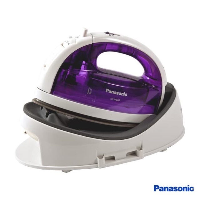 Panasonic NI-WL30 Setrika Uap Nirkabel Putih/Ungu 120 ml