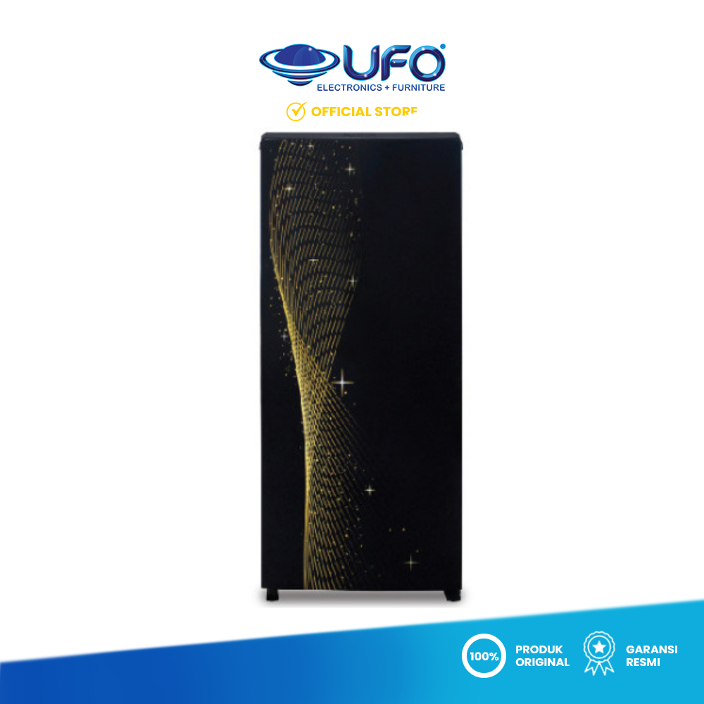 AQUA Kulkas 1 Pintu Net Capacity 180 Liter AQR-D225-MSG / AQRD225MSG