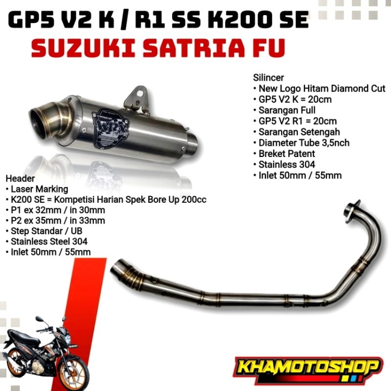 WRX GP5 V2 K / R1 SS K200 SE SATRIA FU