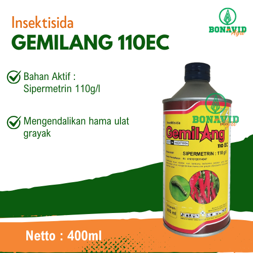 Insektisida Ulat GEMILANG 110 EC 400 ML