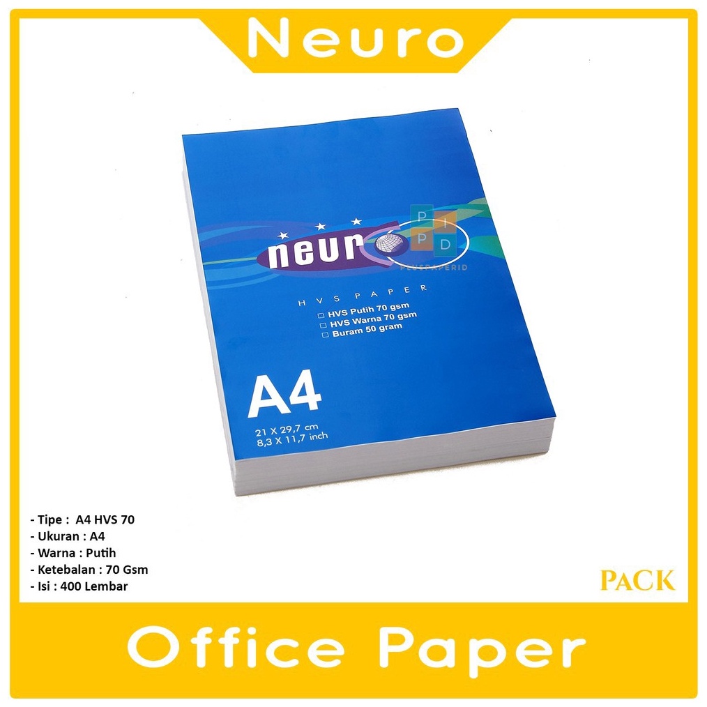 

KODE T76X NEURO Kertas HVS Fotokopi A4 7gsm pack
