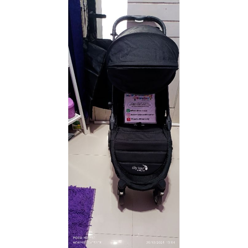 stroller baby jogger city tour black preloved