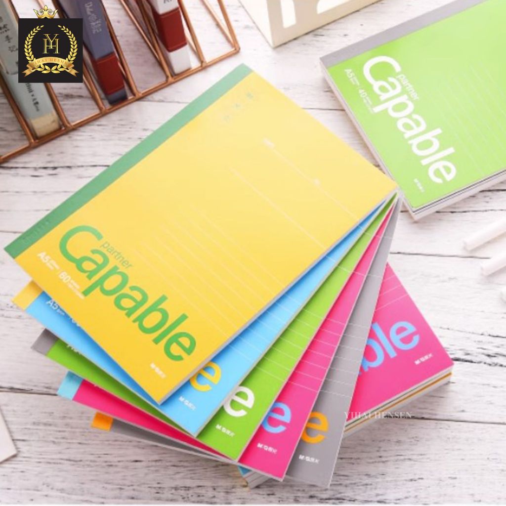 

Buku Tulis Catatan A5 / 80 Buku Tulis Bergaris Warna Capable APYJUG99 -YH349