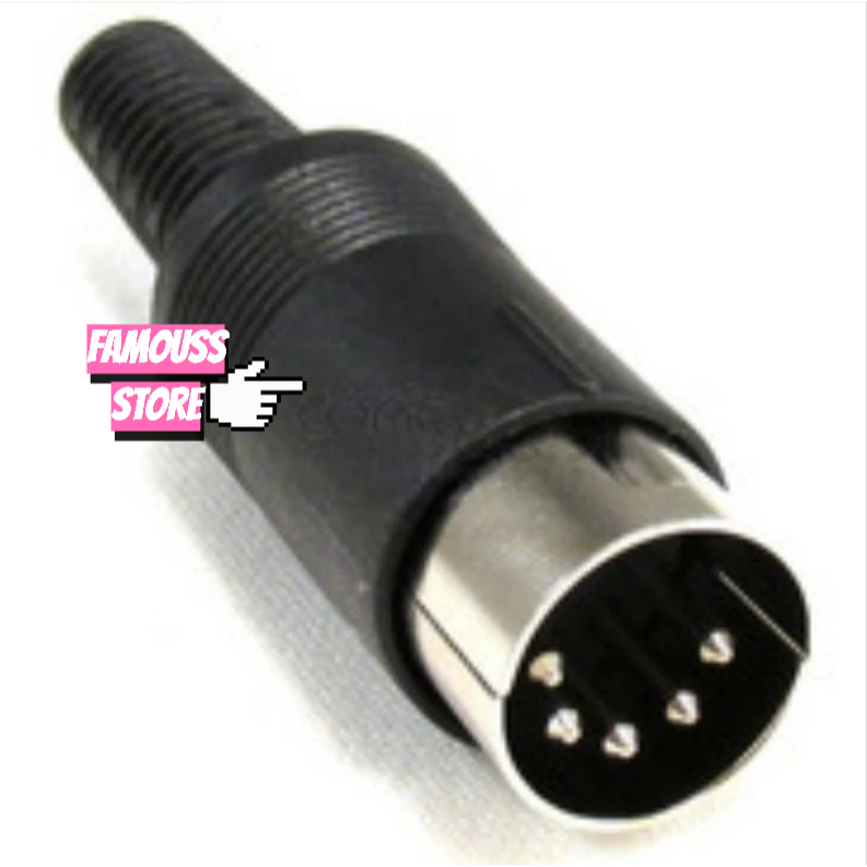 Connector Din 5 Pin / Midi Din 5 Pin Male Konektor Din 5pin