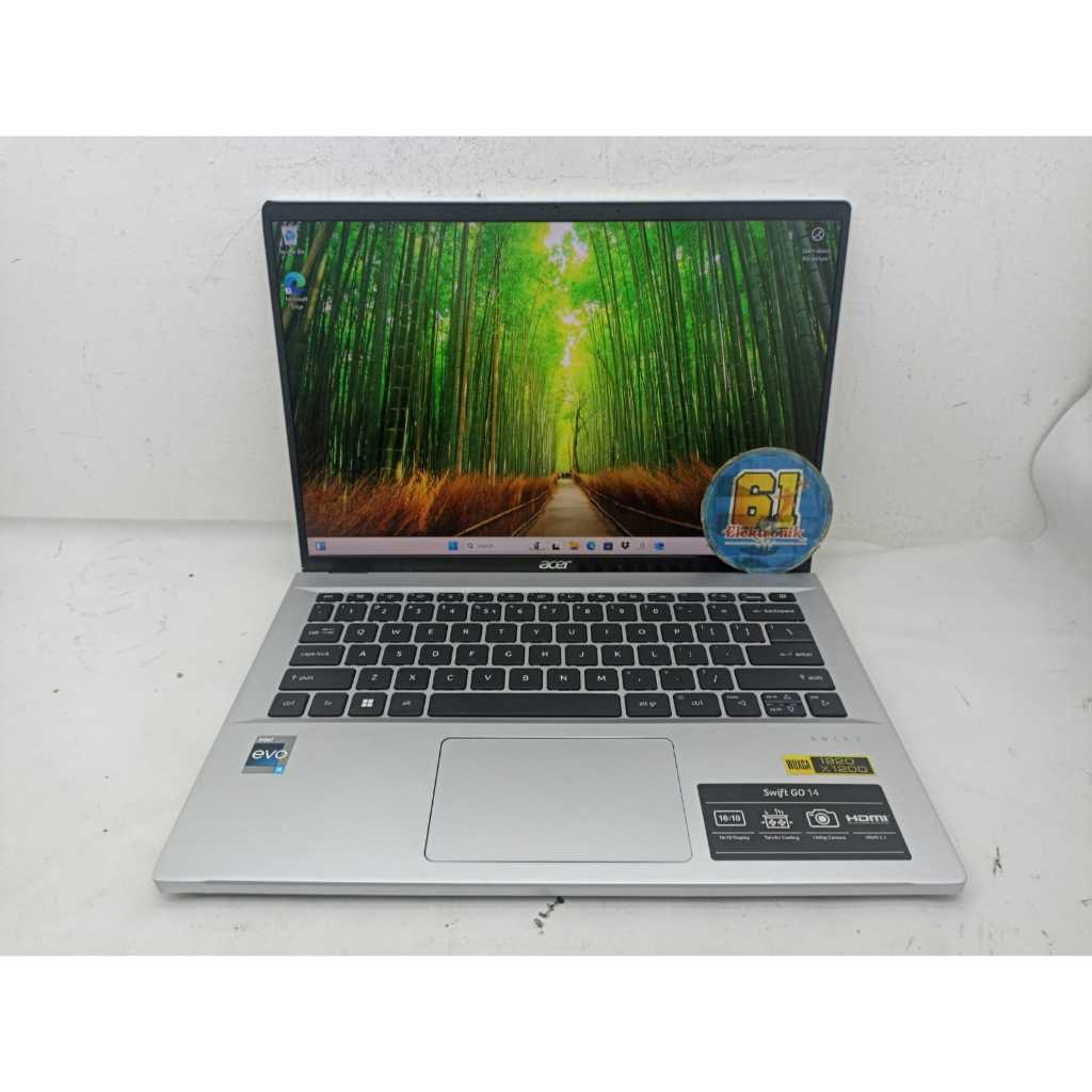 LAPTOP ACER SWIFT GO 14/LAPTOP CORE i5 GEN 13/LAPTOP BEKAS MURAH