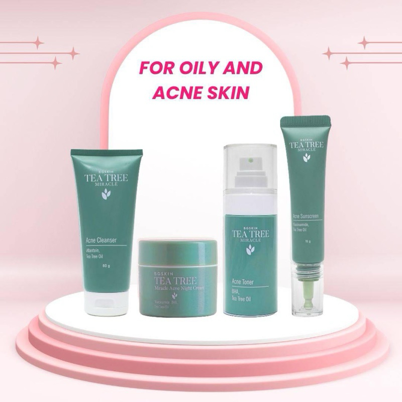 BG SKIN Paket Tea Tree Miracle / BG Skin Tea Tree Miracle