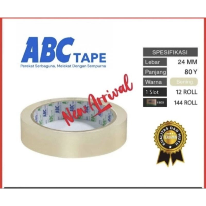 

Isolasi ABC bening (1roll) 80yard