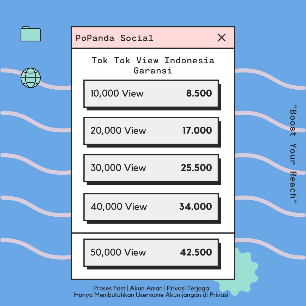 Tiktok View INDONESIA Termurah | Tiktok View Indonesia Garansi