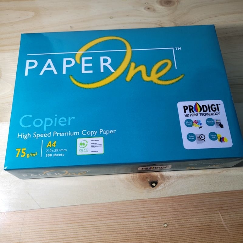 

Paperone Kertas Hvs A4 75 gr, 500 lembar, Copier High Speed Premium Copy Paper