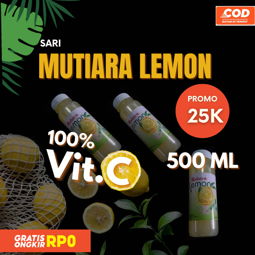 

MUTIARA LEMON 100% SARI LEMON MURNI 500ml TERMURAH DAN PRAKTIS