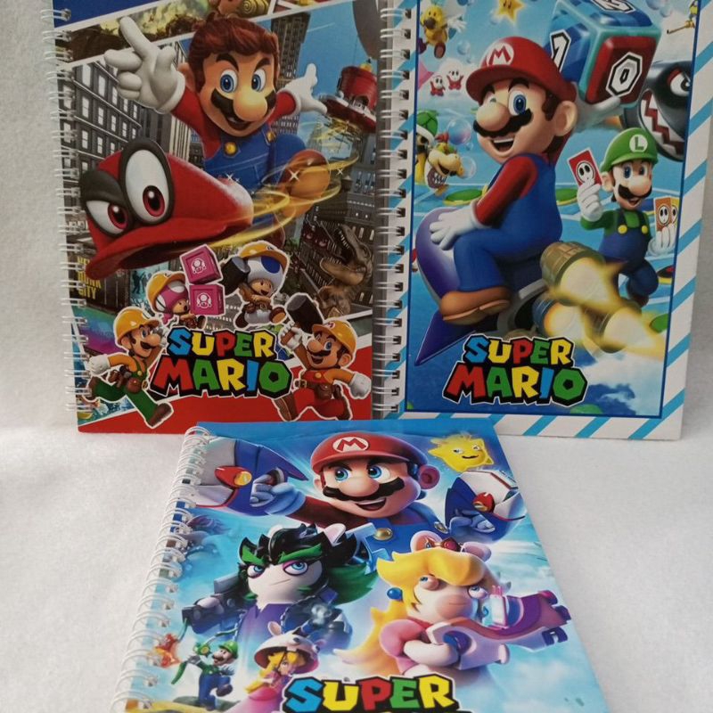 

Buku Polos Ring A5 Mario Bros