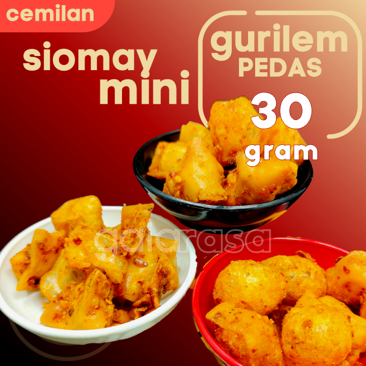 

Cemilan Siomay Mini GURILEM PEDAS isi 30g by GaiaRasa