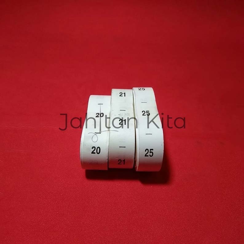 

LABEL SIZE BAJU SABLON PUTIH-LABEL UKURAN BAJU
