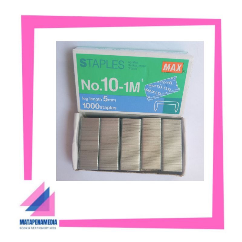 

Max isi Staples No.10 isi 1000 staples
