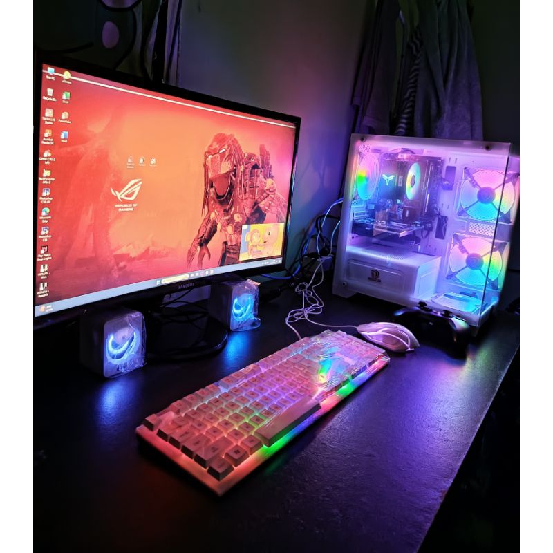 PAKET PC GAMING FULLSET SIAP PAKAI 24 JAM