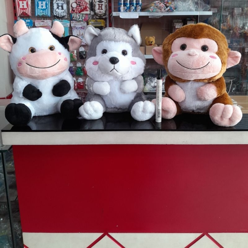 Boneka Binatang SEULGI Original Sapi Anjing Monyet Lucu