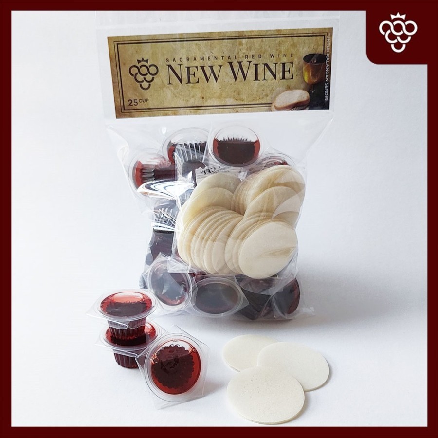 

Anggur Perjamuan Kudus + Hosti Polos Besar - isi 25 B