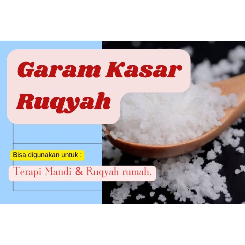 Garam krosok ruqyah garam kasar ruqyah