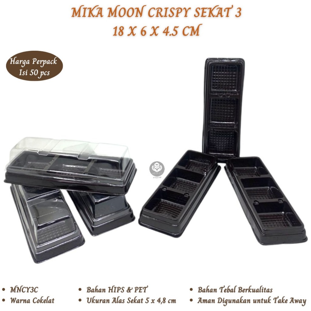 

Mika Moon Crispy Box Mochi Dus mochi 18x6x4.5 (Isi 50 pcs-MNCY3C)