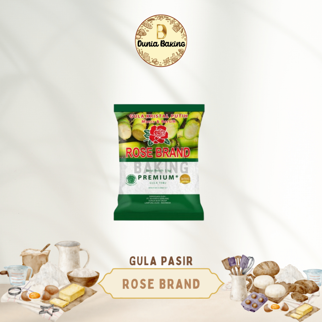 

Rosebrand Gula Kristal 1kg | Gula