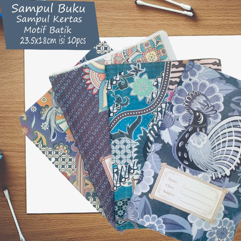 

sampul buku motif batik 1pack